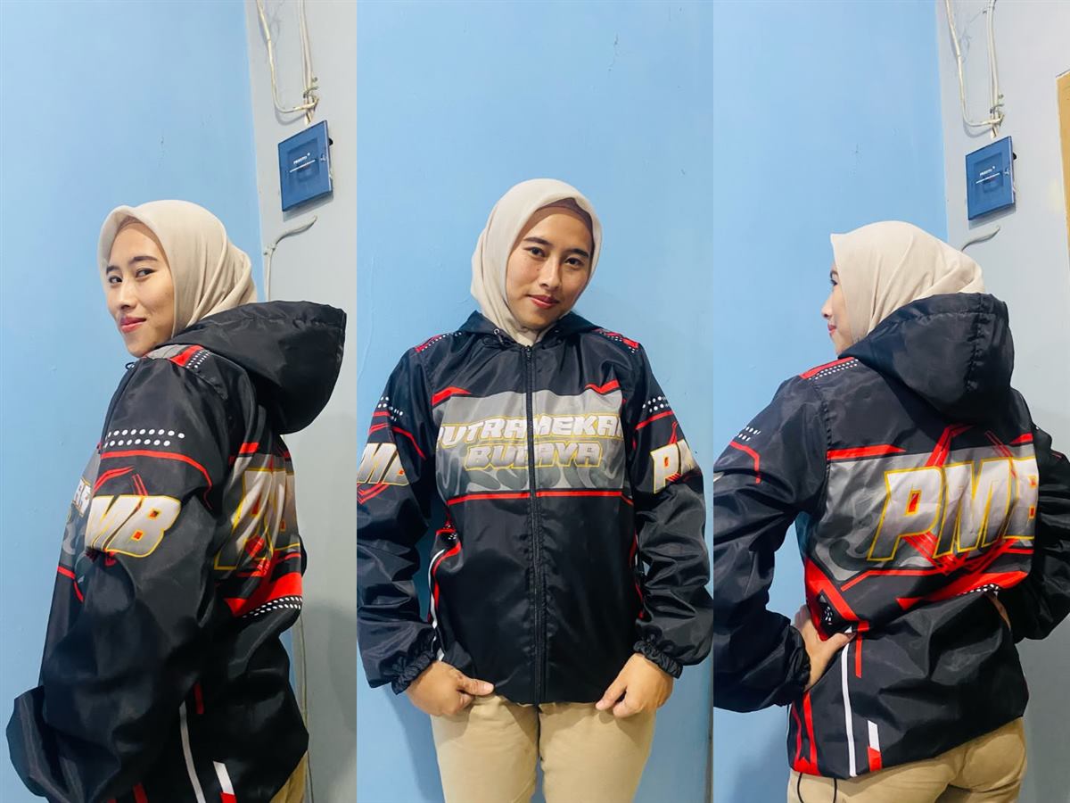 Portofolio jaket custom hasil produksi Sublime Print dan Konveksi