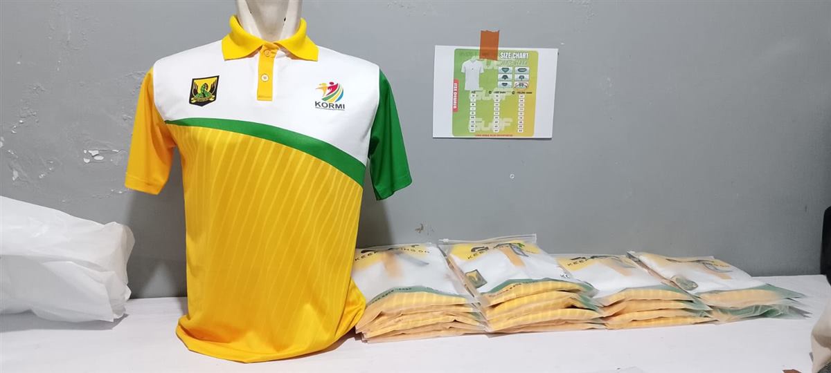 Portofolio jersey custom desain tim hasil print sublime