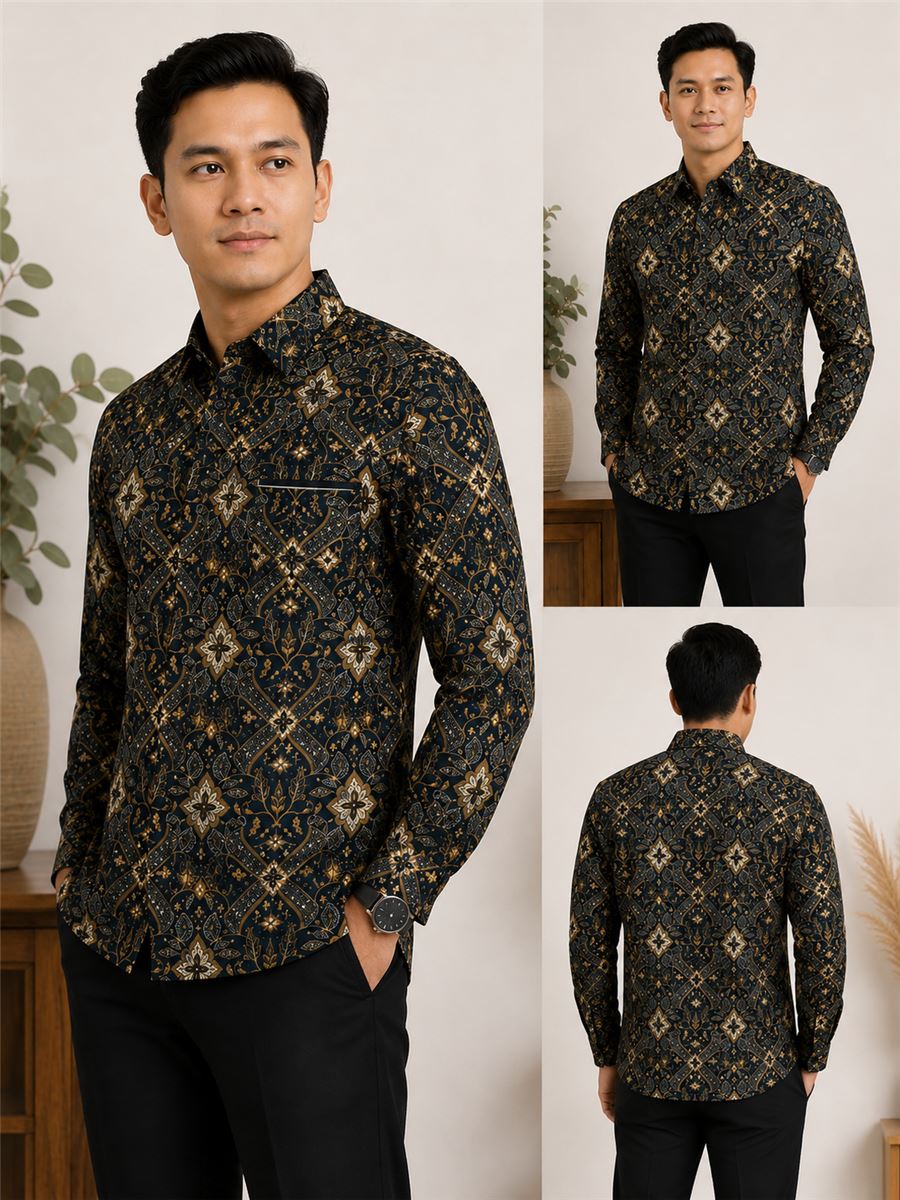 Portofolio kemeja pria custom produksi konveksi Bandung
